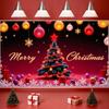Holiday Decoration Christmas Tree Winter Decoration Event Decor Colorful Lights Seasonal Banner For Indoor Decoration Winter