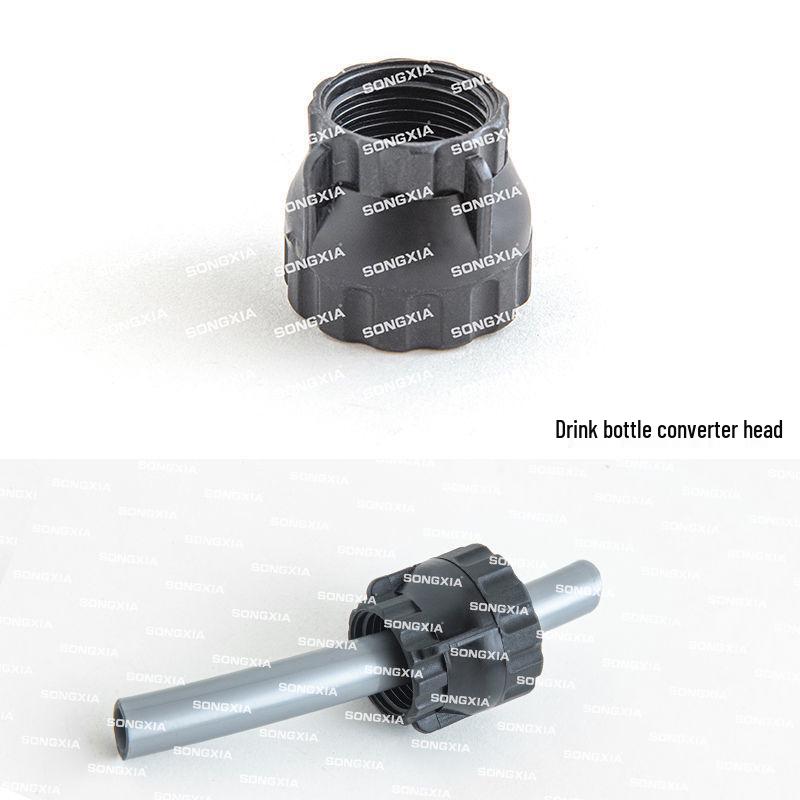 Cordless Alloy Car Wash Gun with Long Rod, Fan Nozzle, Beverage Bottle Connector, and Storage Box.