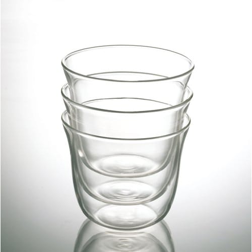 Iwaki Heat-Resistant Glass Parfait Cup, 240ml X 6-Pack, KBT944