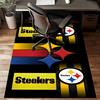 Pittsburgh Steelers Vloerkleed Spel Tapijt, Vloermat voor Slaapkamer Woonkamer Entree Tapijt, Woondecoratie Idee Cadeau voor Kerstmis Verjaardag