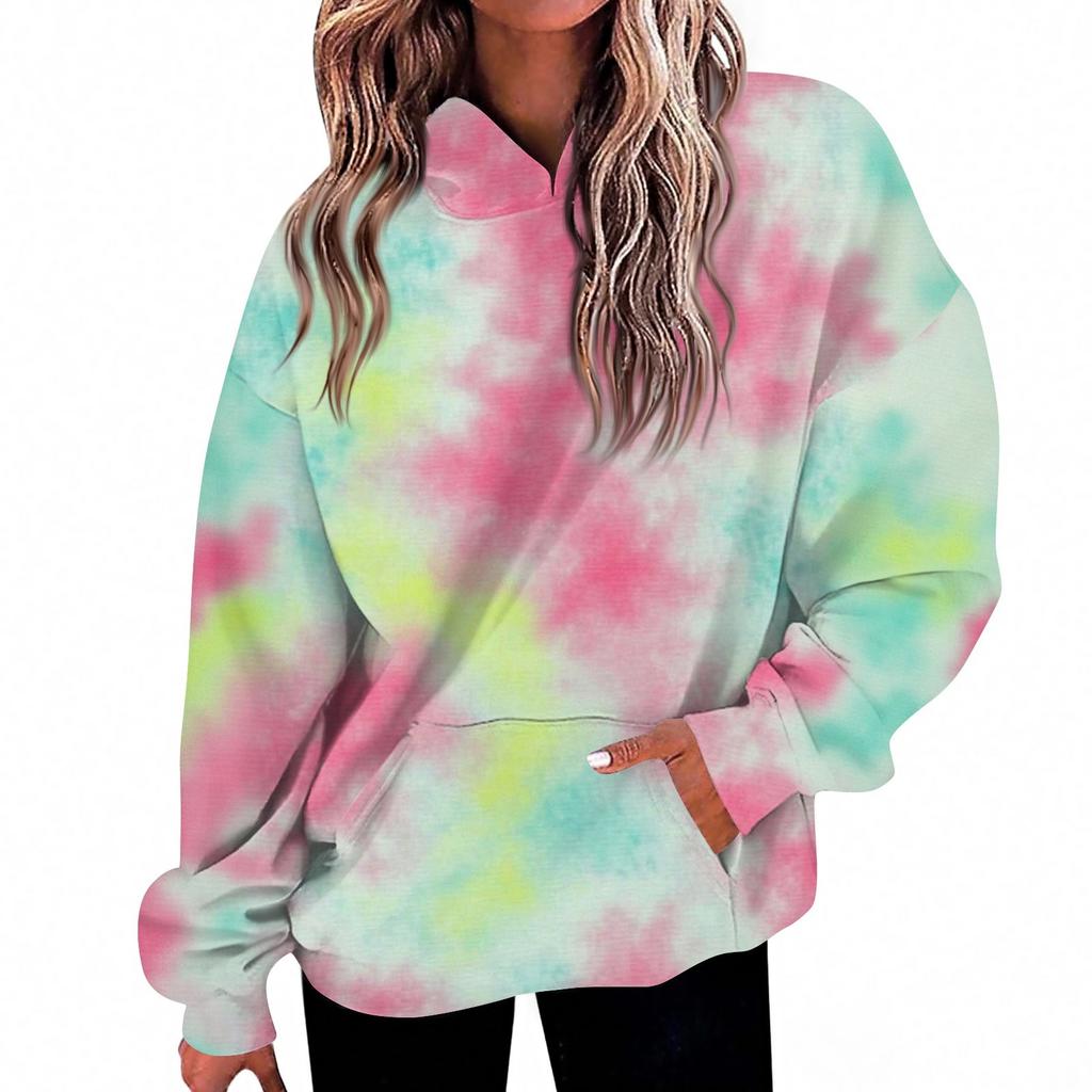Women's Fashion Daily  Casual V-Neck Long Sleeve Printed Top