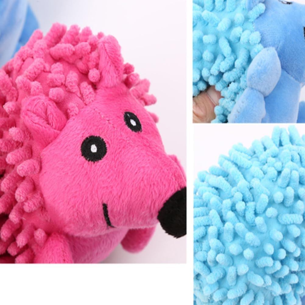 PetToy DogToyPlush SqueezingHedgehogPink DogInteractive SmallChewing PetSupplies Cotton Bite Puppy Material Safe, Soft, Wear Resistant, Bite Resistant