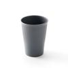 PP-Wasserbecher - Haushalts-Kaffeebecher-Set - Einfacher und kreativer vertikaler Muster-Kunststoff-Wasserbecher - Zahnbürstenbecher - Mundspülbecher