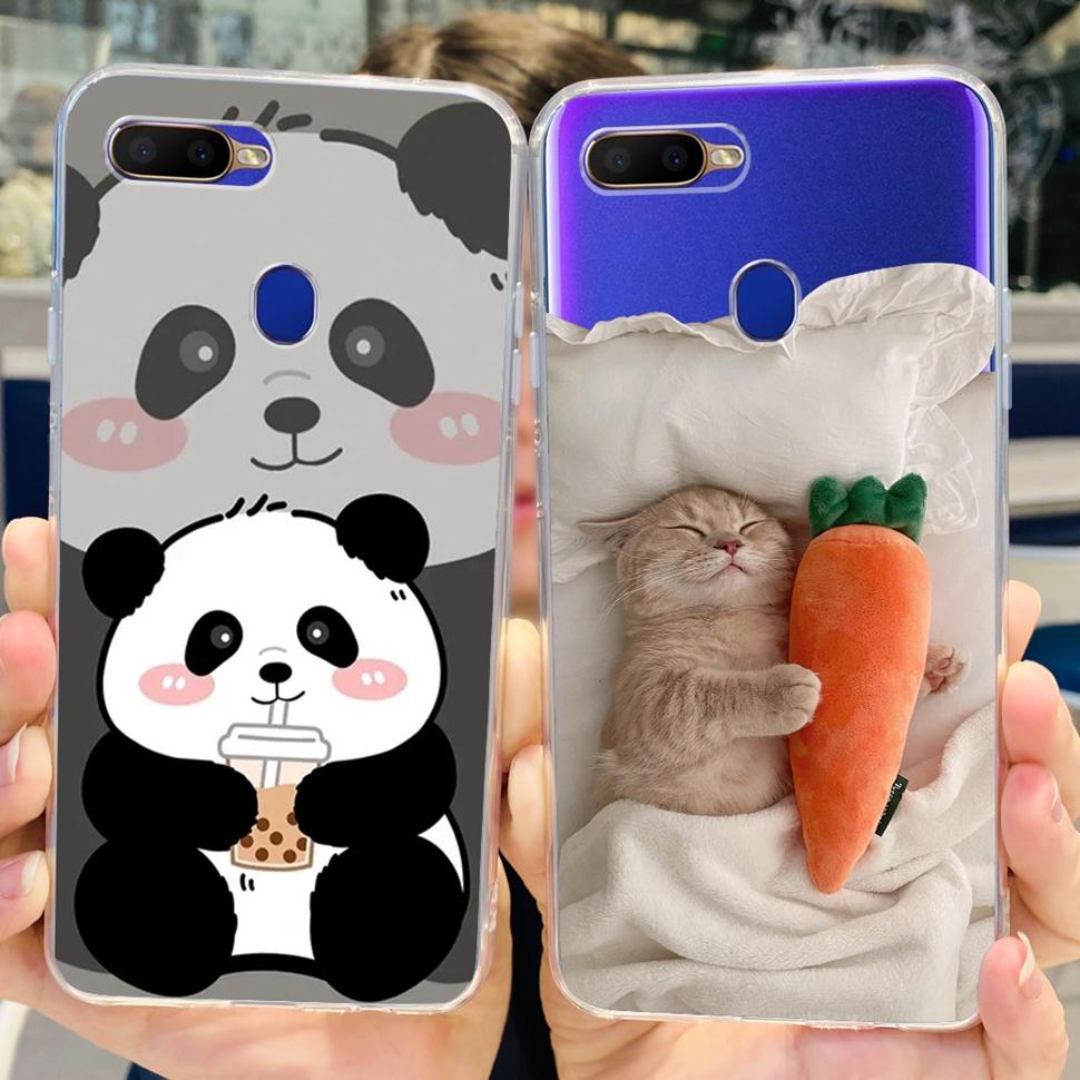 Silikon-Handyhülle für OPPO A5S Hülle AX5s CPH1909 Weiche TPU-Rückseite Für Oppo A7 AX7 CPH1901 CPH1903 Hüllen Capa Coque Fundas
