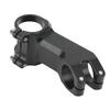 Bike Stem Aluminium Alloy Black Mountain Bike Handlebar Riser Negative 25 Degrees Bike Short Handlebar Stem Riser 70mm