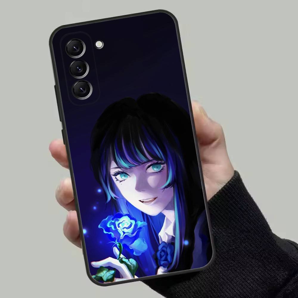 

Чехол для телефона Ado Kyogen X Uta для Samsung Galaxy A13, A21s, A22, A31, A32, A52, A53, A71, A80, Мягкий черный корпус Samsung a11