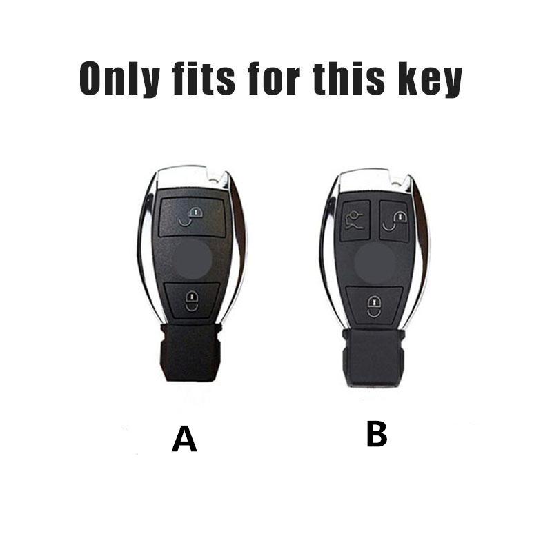 Car Key Cover Case Shell Fob For Mercedes Benz A B C E Class GLS GLA GLK GLC W205 CLS CLA AMG W204 W212 W463 W176 Accessories