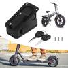 Electric Bike Battery Case Lock with Key Bike Battery Lock Connection Board Cover Charging Port Part Easy To Install