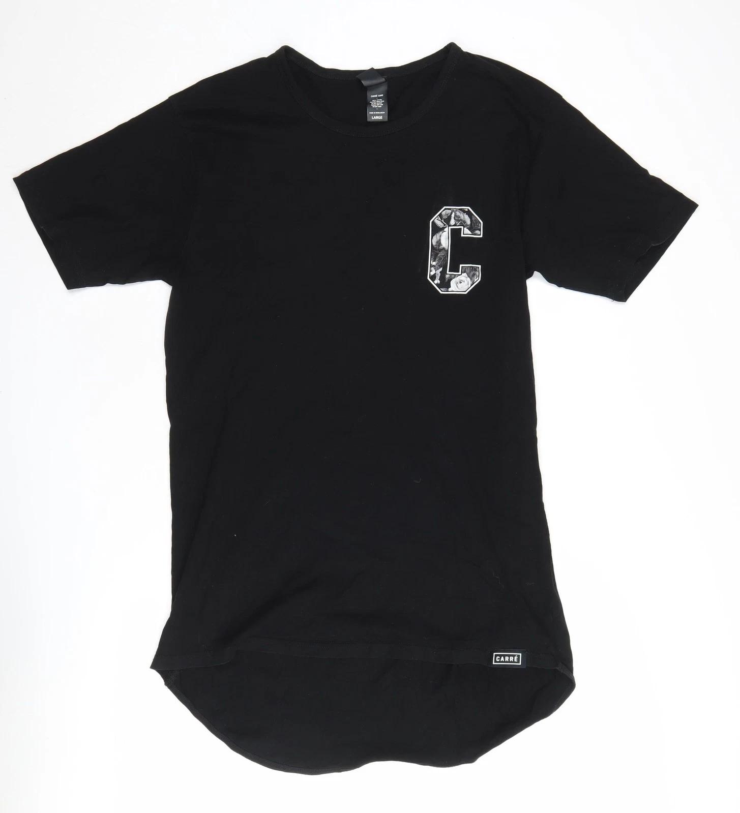 

Carré Black Unisex Jersey T-Shirt Large S