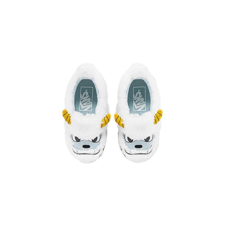 Vans Nazouvací V Dětské Yeti Dětské Tenisky Bílá Černá Pravá Bílá VN0A5KXO8CG