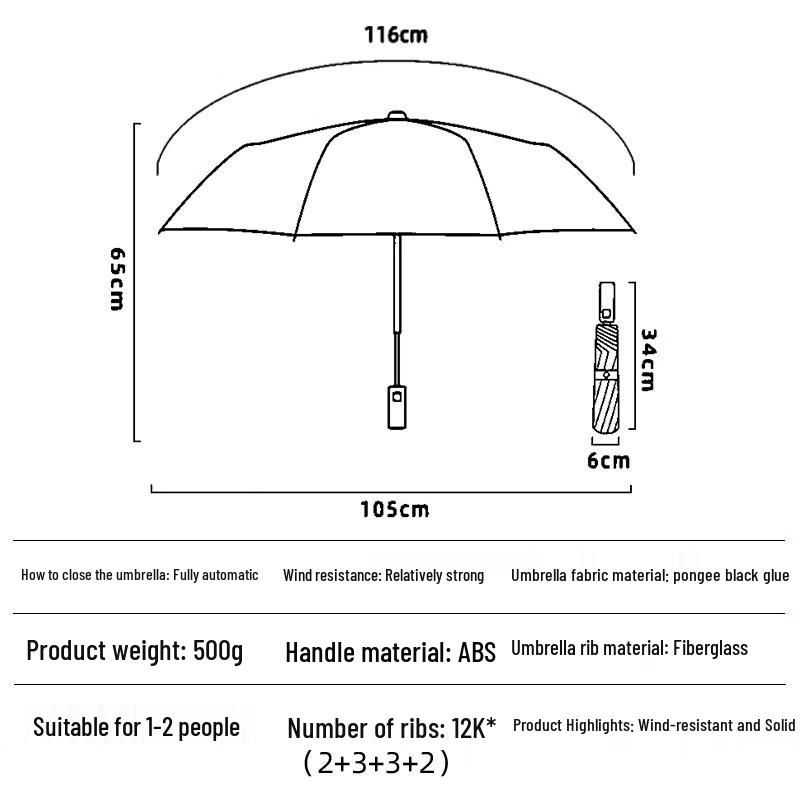 Tianwei Automatic Sun and Rain Umbrella