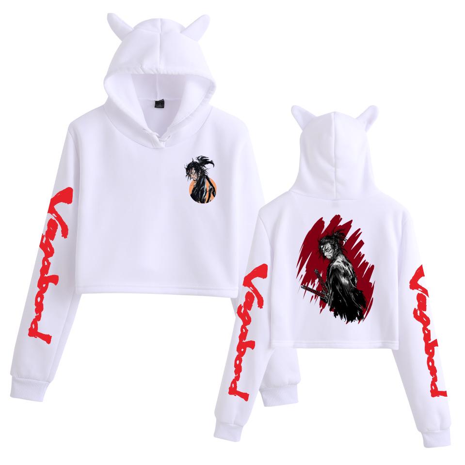 Vagabond Miyamoto Musashi Anime Cat Ear Hoodie for Women