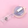Bear Panda Chest Card Retractable Badge Reel Nurse Badge Holder ID Card Clips Name Card Holder