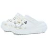 Crocs Crush Clog EVA Clogs Casual Fashion Unisex White