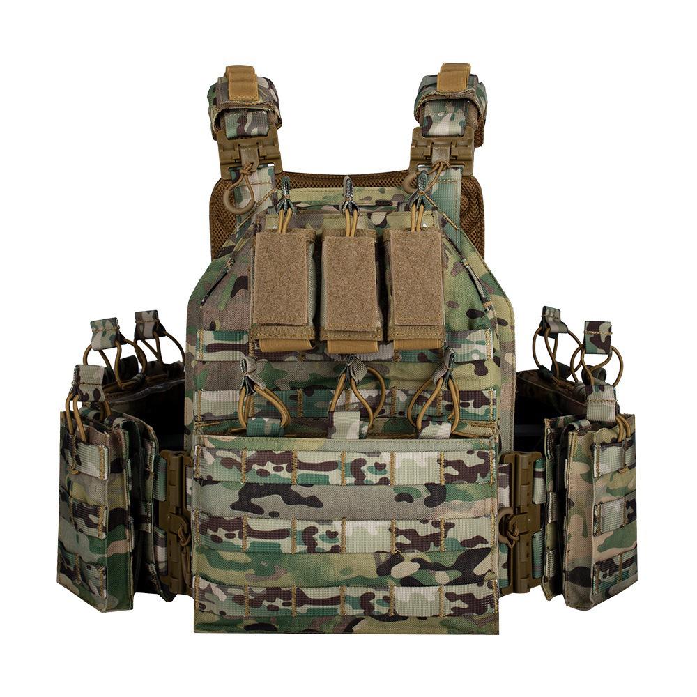 Outdoor Tactical Multifunctional Quick Release JPC Modular Vest for Military, Camping, and Combat Enthusiasts
