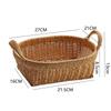 Imitation Rattan Woven Storage Tray