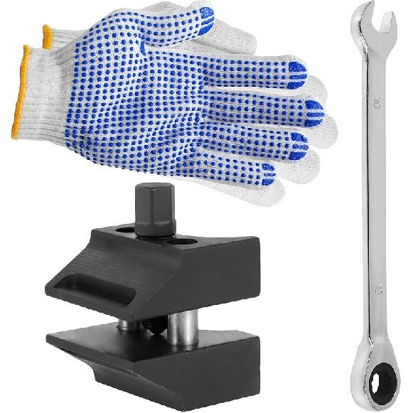 Suspension Strut Spreader Tool, Split Hub Steering Knuckle Spreader, Metal Double Ended Suspension Expansion Hub Clamp Tool, Easy to Detach and