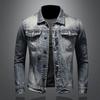 New Fashion Simple Retro Slim Fit Denim Coat Men's Jacket Denim