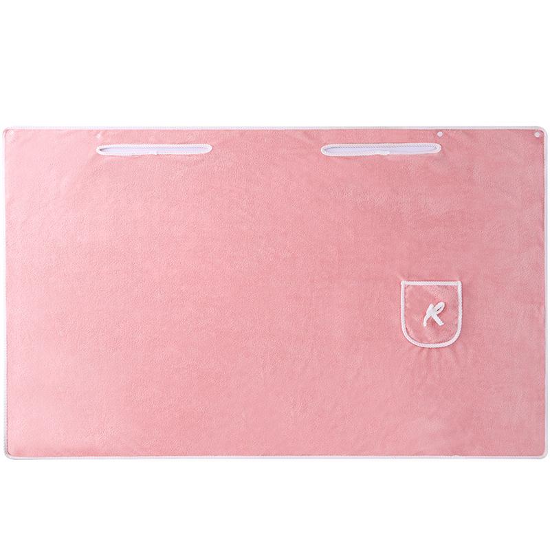 Women's Thick Coral Fleece Bath Skirt - Soft, Absorbent, No Hair Loss, Wearable Bath Towel