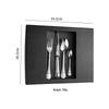 Abay 304 Stainless Steel Silver 24-Piece Tableware Gift Set