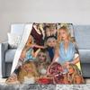 Coperta in Pile Stampata Sabrina Carpenter Traspirante Super Calda Plaid per Divano Ufficio Copriletto