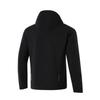 Li Ning Laufserie Wasserabweisende Kapuzen-Logo Langarmjacke Herrenjacke Schwarz AFDU351-1
