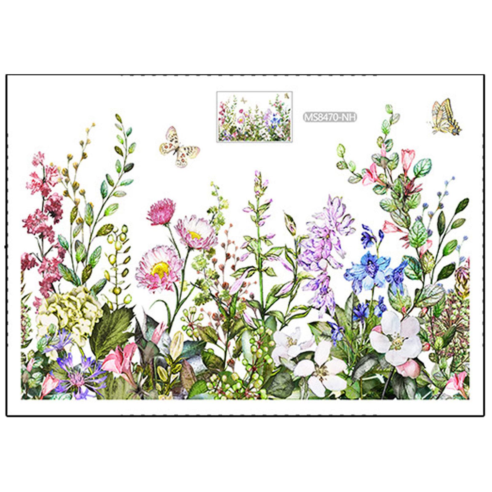 

Зеленые листья растений цветок настенная наклейка для ванной комнаты туалет декор гостиная украшение дома фреска украшать наклейки