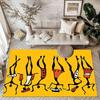 African Dance Celebration Floor Mats for Living Room, Bedroom and Room Decoration Are Suitable for Gifts.