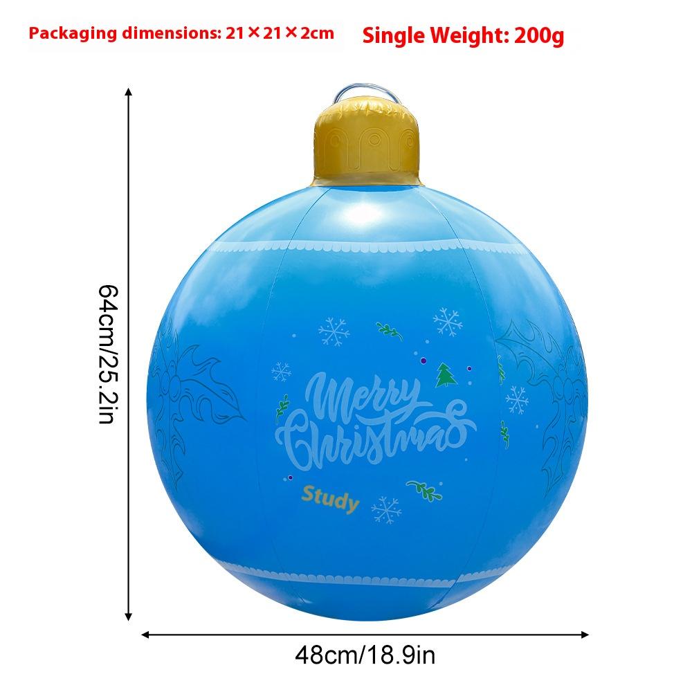 Inflatable Christmas Balls for Garden Party Atmosphere Decoration