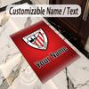Crystal Velvet Rug Athletic Bilbao FC Print Custom Name Text Floor Mat Home Decor