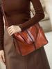 Johnature Retro Genuine Leather Women Bag Solid Color Versatile Soft Real Cowhide Shoulder & Crossbody Bags