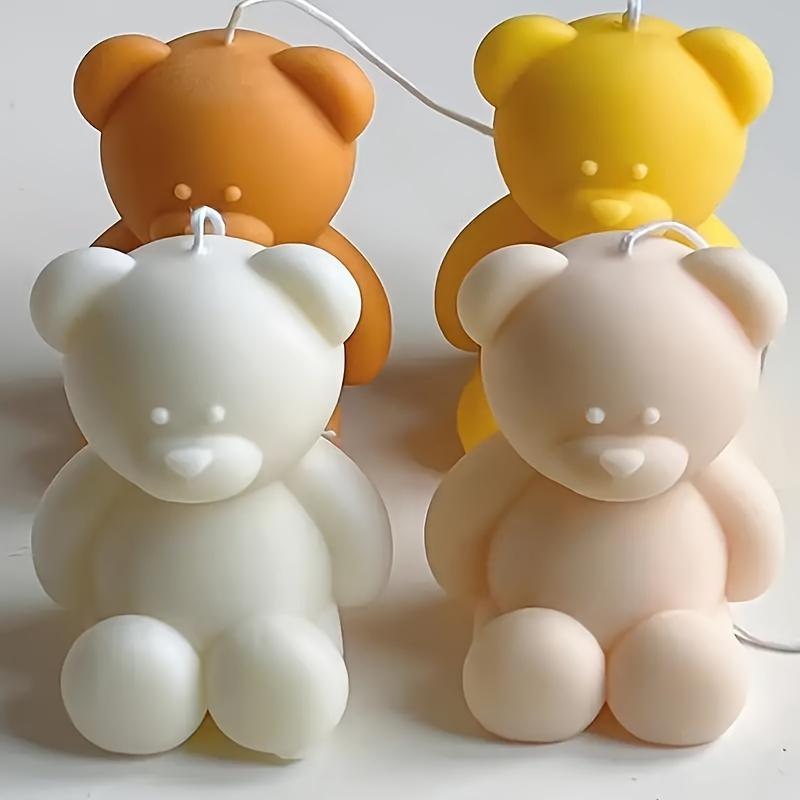 DIY Silicone Mold for Candles & Resin Decor Adorable Bear Shapes Perfect for Handmade Crafts & Jewelry Making