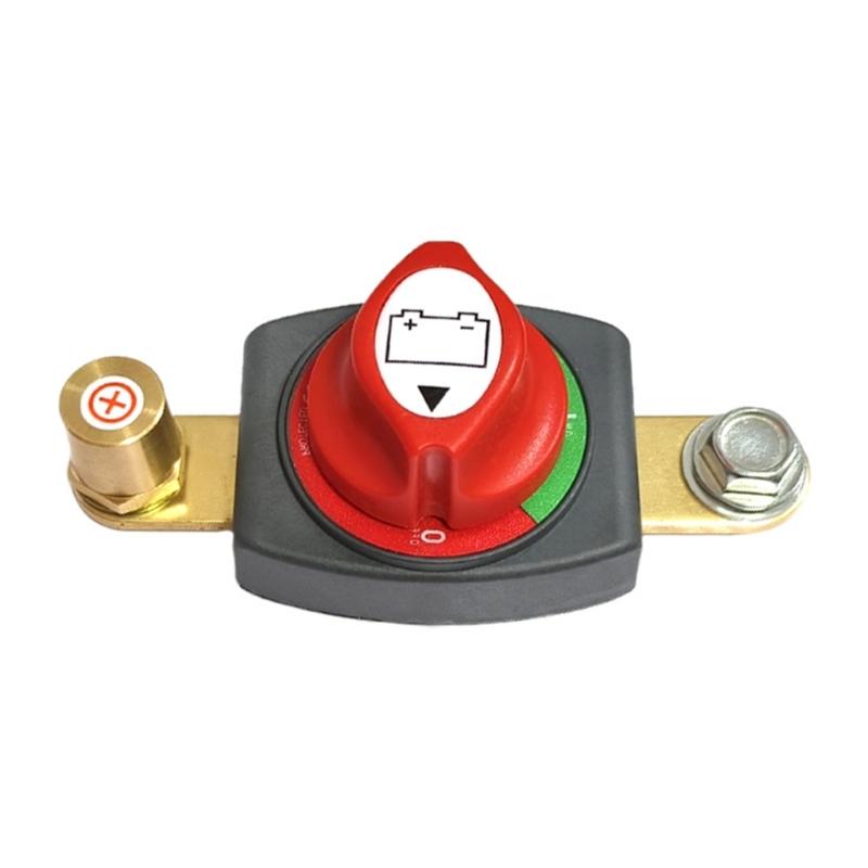 

Sturdy Brass Battery Disconnect Switches With Secure Power Cutoff and Anti Oxidation Protective for Vehicle Terminals