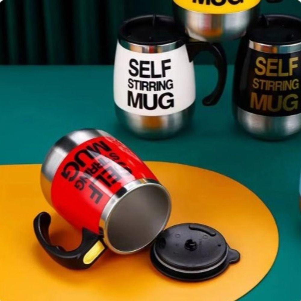 

Automatic Mixing Cup 450ml Lazy Mixer Portable Self Stirring Mug Coffee Milk білий