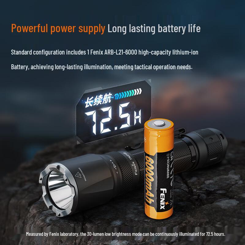 Fenix TK21R Tactical Rechargeable Flashlight