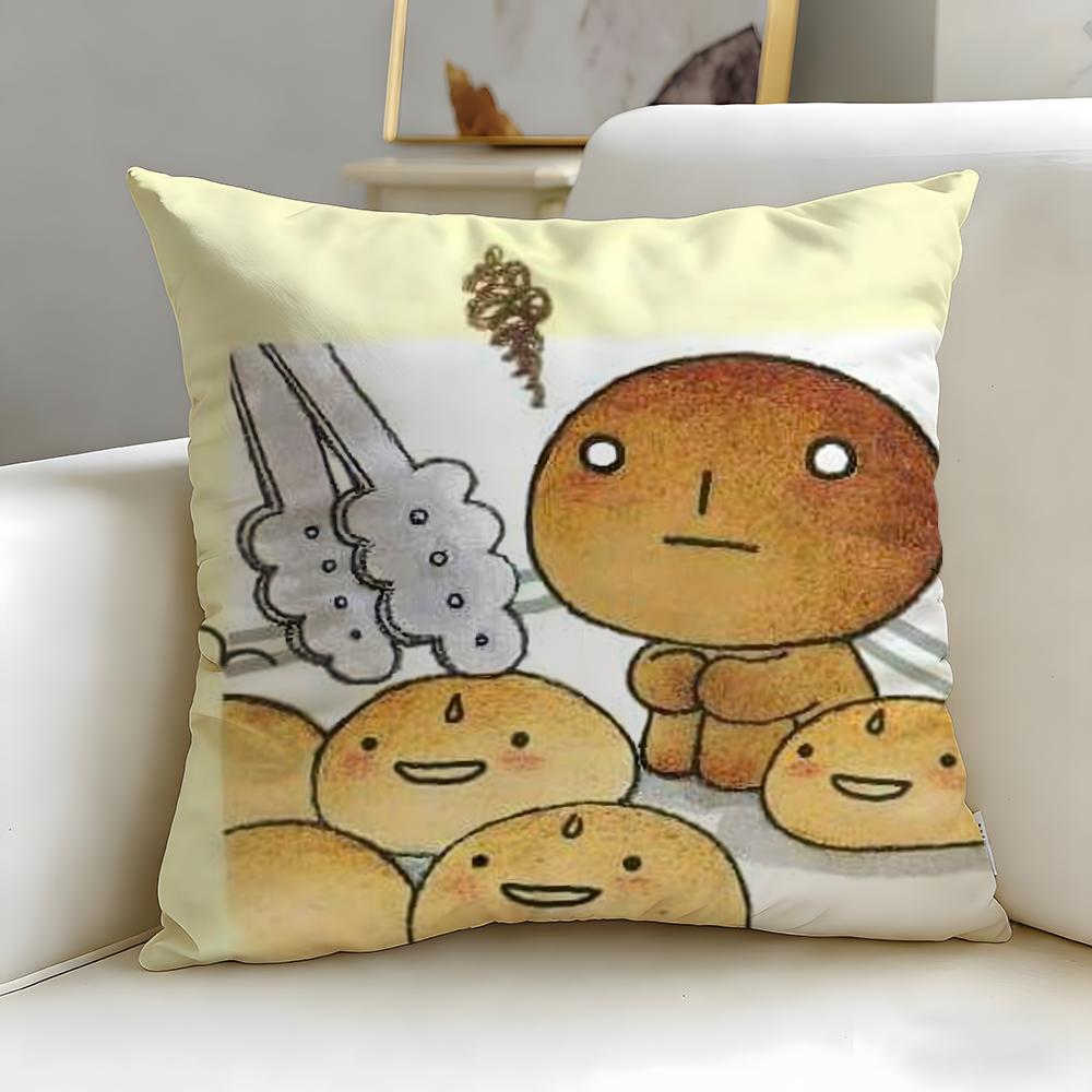 Beliebter Cartoon-Charakter Kogepan Kissenbezug Weich & Leicht zu Waschen – Vielseitig für Sofa, Bett, Reisen und Büro
