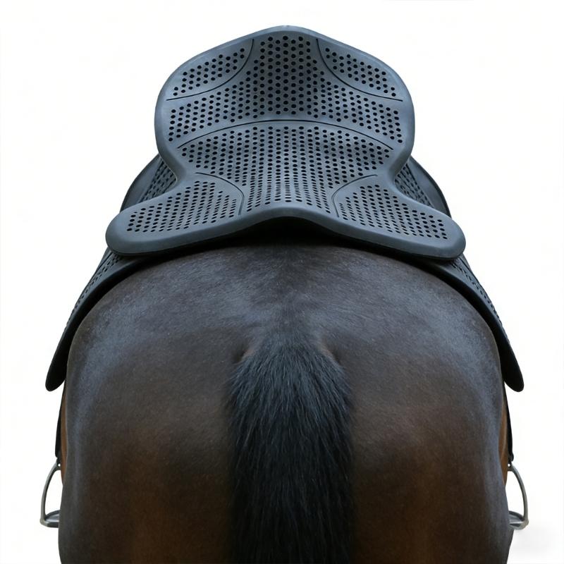 Silicone Equestrian Saddles Pad Nonslip Gel Saddles Pad Silicone Saddles Mat for Eventing, Jumping Training Enduring