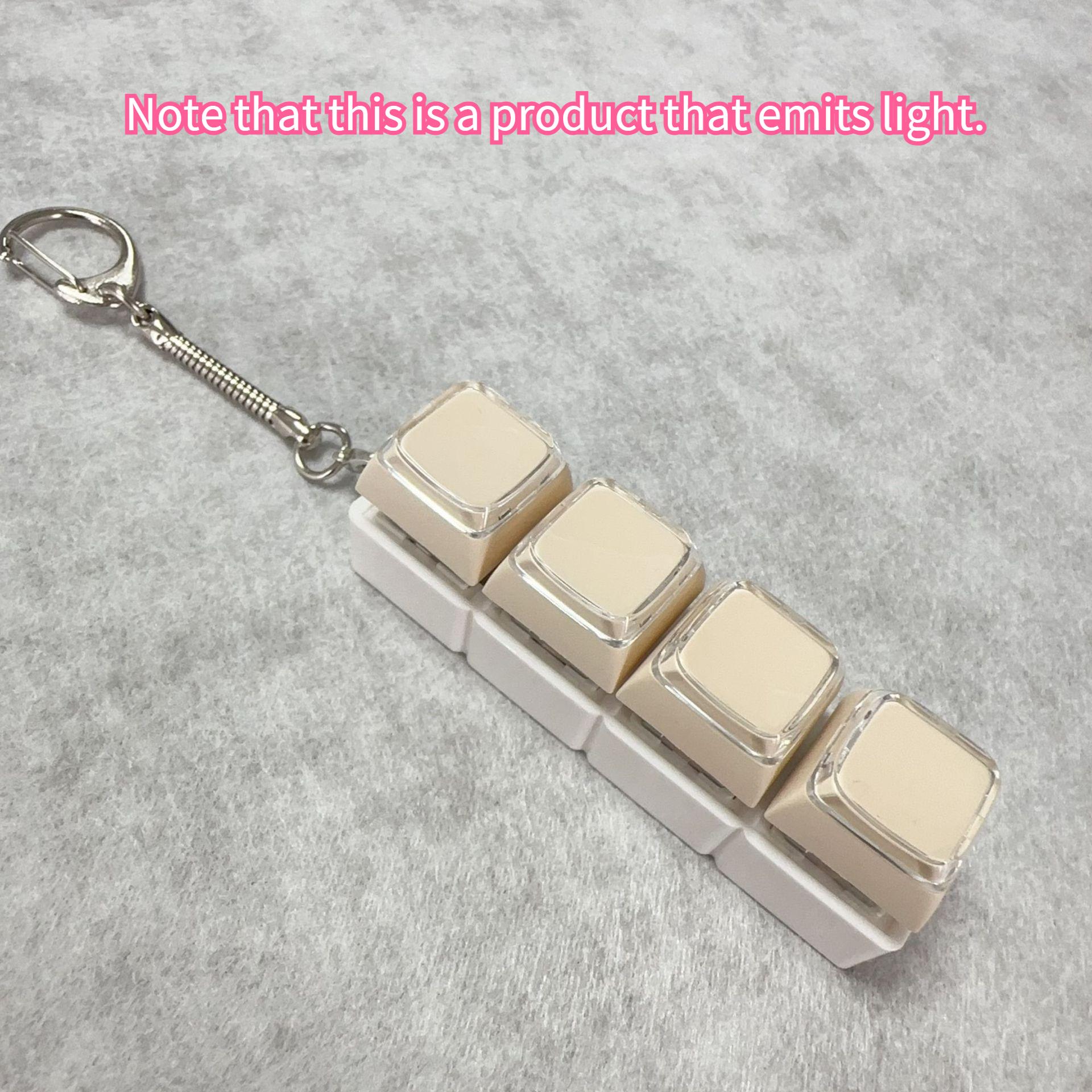 

Fully Transparent Mechanical Keyboard – Includes Replacement Keycaps, Crisp Shaft Sound, ABS Decor, Random White Base