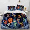 3D-Druck Rockman Megaman Spiel Cartoon Bettwäsche Set Jungen Mädchen Twin Queen Size Bettbezug Kissenbezug Bett Kinder Erwachsene026