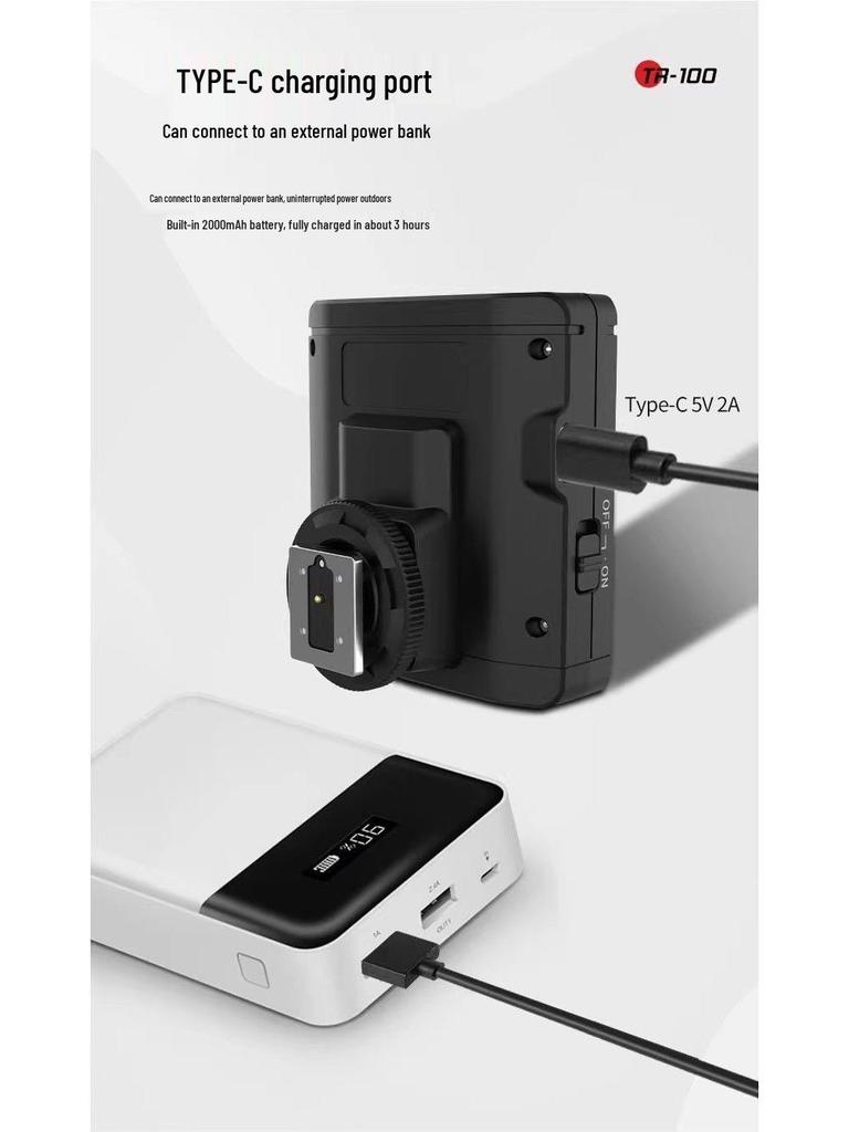 Jiebao TR100 Mini Flash for Mirrorless Digital Cameras with Universal Hot Shoe Mount