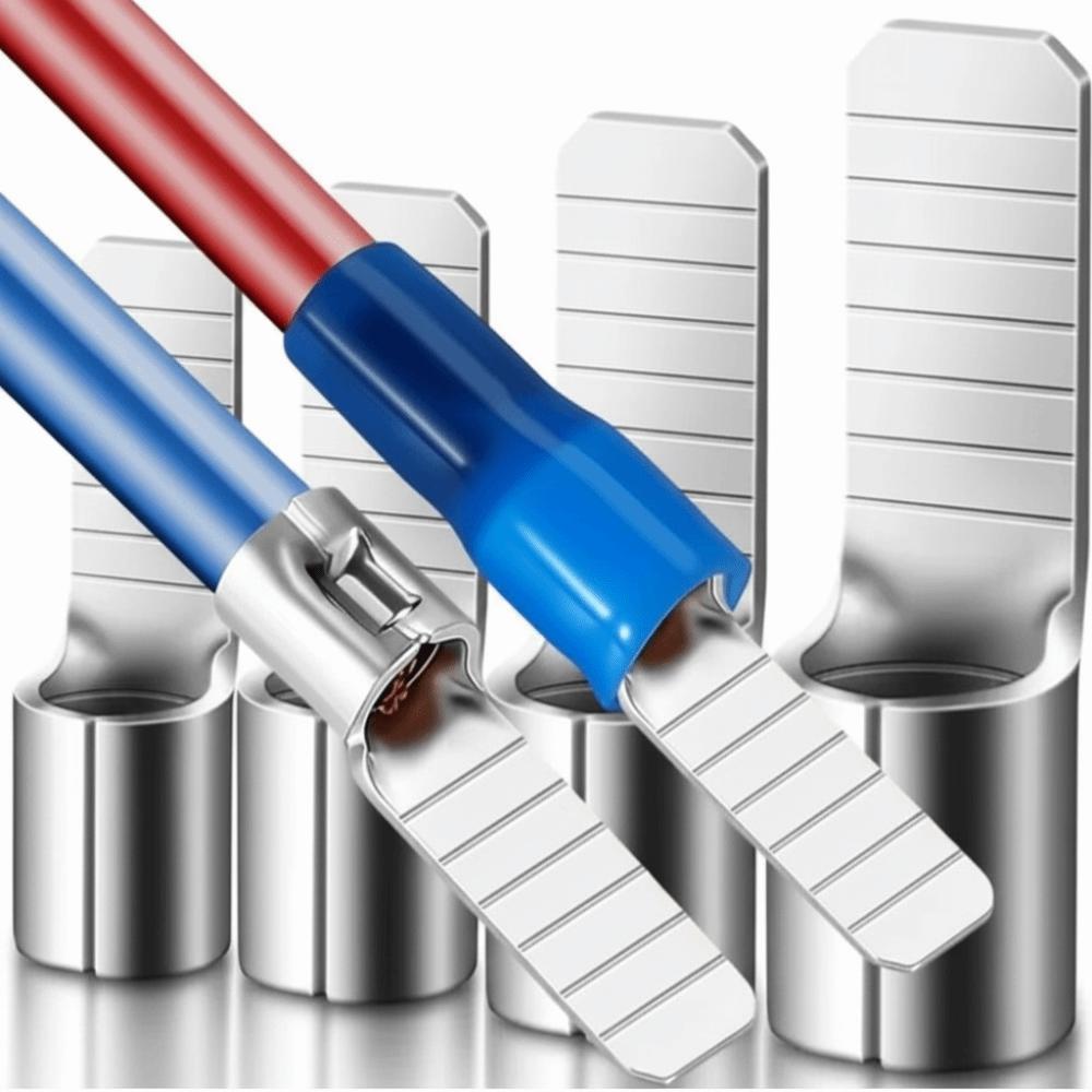 100 PCS Not Easily Oxidized C45 Pin Terminal Clamp Firmly Lug Insert Crimp Terminal  Lighting System