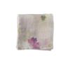LinoeLina Lithuanian Linen Handkerchief Petit Scarf Floral (Anemone)