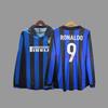 Vintage Futbol Forması Uzun Kollu Klasik Milli Takım Gömleği Beckham Zidane C Ronaldo Retro Futbol Üstü