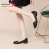 Red Dragonfly Women's Genuine Leather Low Heel Autumn Shoes - Comfortable Soft Sole, Perfect for Work