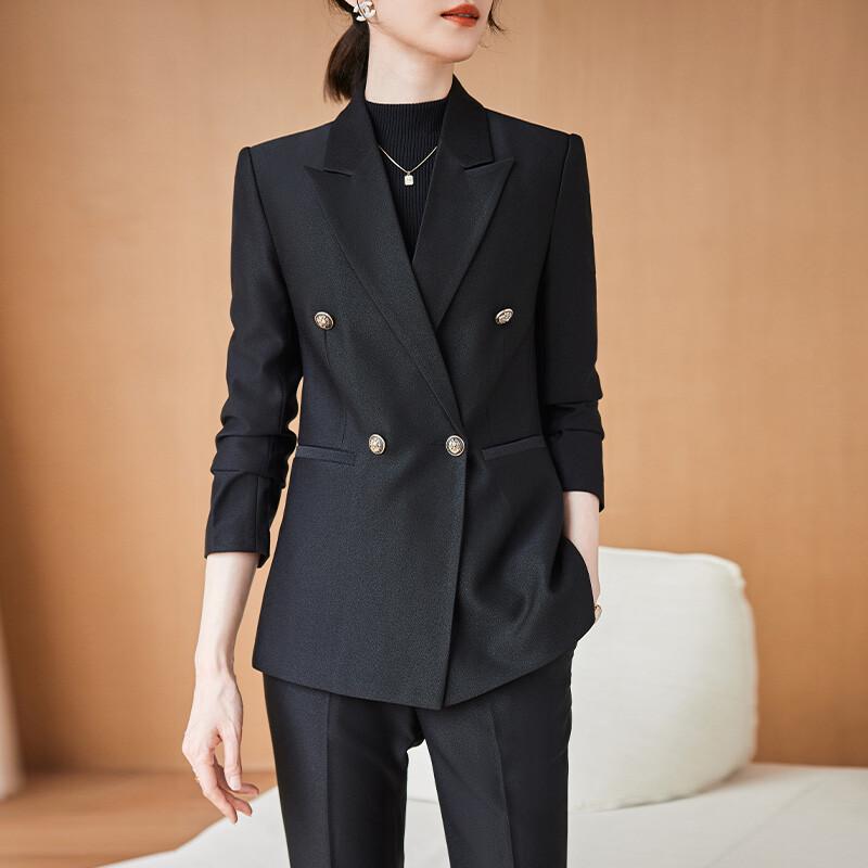 Women's Burgundy Two-Piece Business Suit