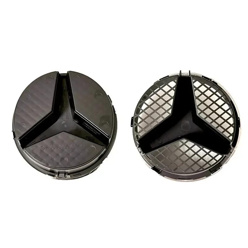 3D Auto Kühlergrill Emblem Stern Abzeichen Frontgrill Logo Für Mercedes Benz W204 W205 W213 X253 A B C E S CLA GLB GLC GLE GLS Zubehör
