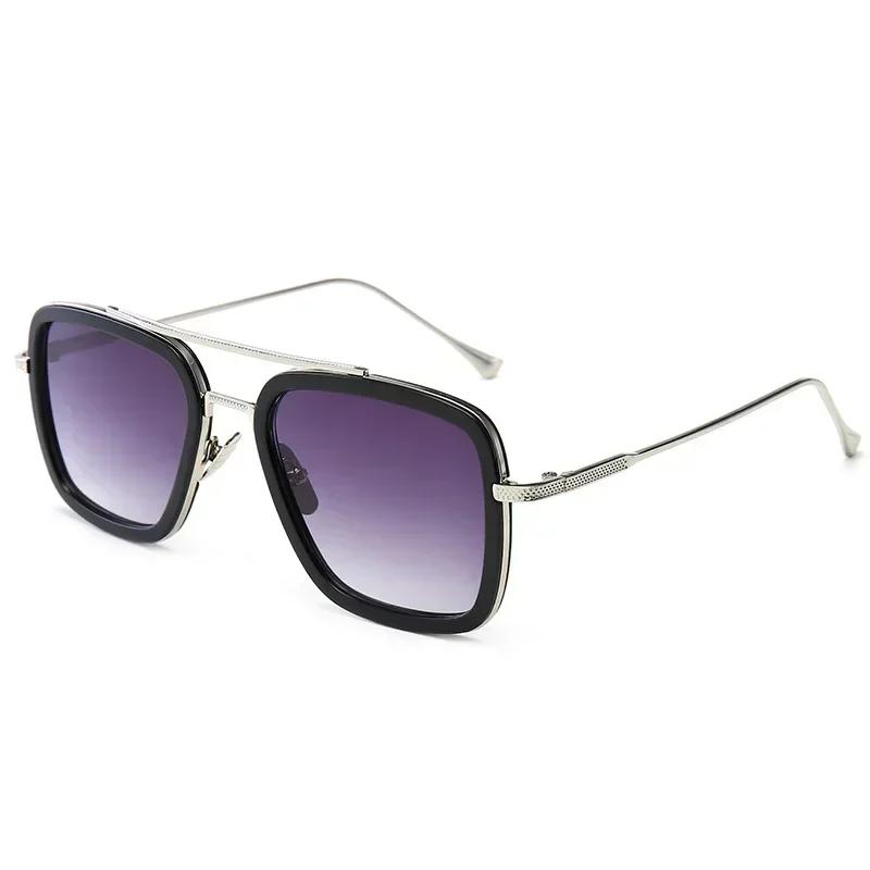 Óculos de Sol de Pesca Tony Stark Homem de Ferro Para Homens Quadrados Esporte ao Ar Livre Dirigindo Óculos de Sol Óculos Aranha