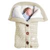 Swaddle Baby Infant Sleeping Bag Stroller Wrap Knitted Blanket Thicken Lamb Wool