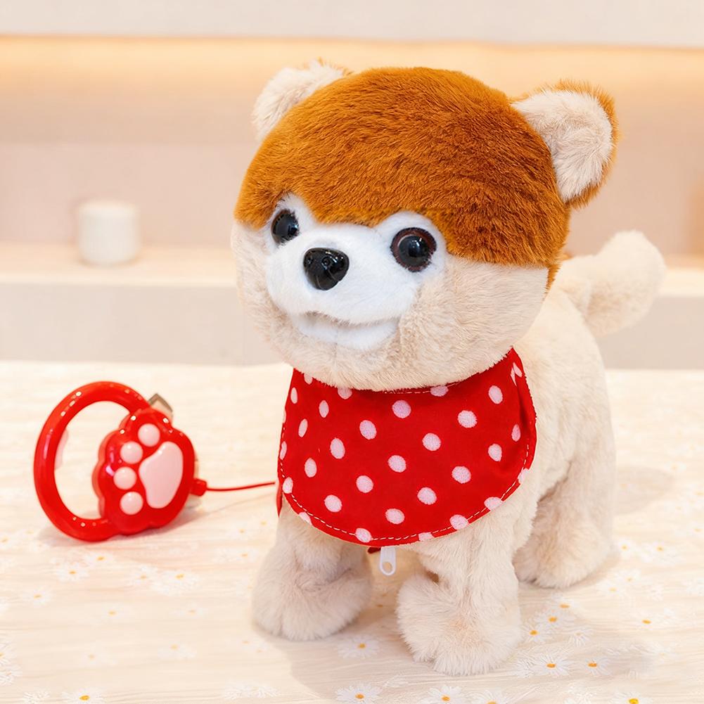Robot Dog Interactive Sound Control Cat Lick Tongue Electronic Plush Puppy Toys Talk Bark Sing Song Music Electric Singing Dog