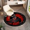 Famous Cartoon NARUTO Protagonist Uzumaki Naruto Round Carpet Soft Home Decoration Anti-slip Door Mat Outdoor Picnic Mat Carpet M7